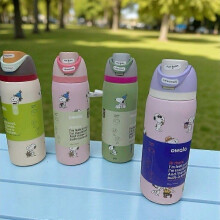 (Black) New Owala Snoopy Water Bottle Exclusive Tumbler 32oz Gift in Box-Choose Color B