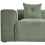 Beliani Corner Sofa 3 Seater DOLVA Chenille Dark Green Left Hand 6