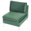 Beliani 1-Seat Section EVJA Velvet Green 6