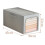 (Gray, Deepening Version) Foldable Waterproof Clothes Storage Box 6