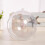 Clear Plastic Christmas Fillable Baubles 3.9in High Transparency 14