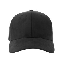 (One Size, Black) Atlantis Headwear Unisex Adult Fam-S 6 Panel Suede Structured Baseball Cap