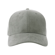 (One Size, Grey) Atlantis Headwear Unisex Adult Fam-S 6 Panel Suede Structured Baseball Cap