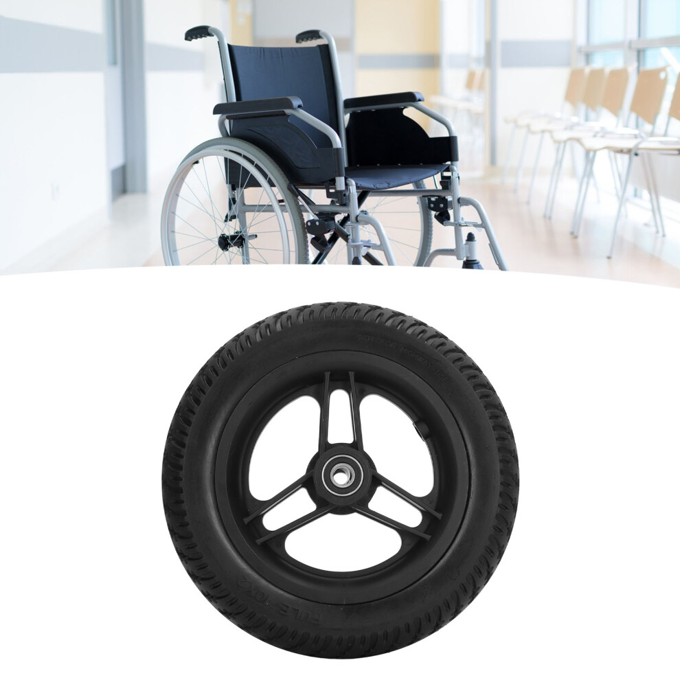 10x2in Polyurethane Front Wheel for Wheelchair