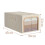 (Beige, Deepening Version) Foldable Waterproof Clothes Storage Box 6