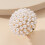 (9) Pearl Flower Open Rings for Women 3