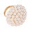 (9) Pearl Flower Open Rings for Women 5