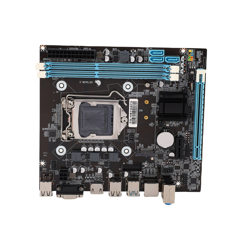 H81 Gaming Motherboard Dual Ddr3 M.2 Nvme Pcie Micro Atx 17X19cm 8211388619308