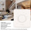 White 10W 5-Position Volume Knob 86x86mm 3.4in 5