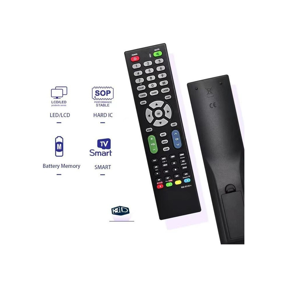 Nvtcrm-014S+ Remote Tv Control For All Devices Perfect Replacement Controller 751717854133
