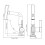 Digital Lavatory Faucet G1/2 Black 65.4oz 2