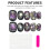 (XS) Ongles Courts Résine Mauve Noir 6