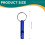 (Dark Blue) Waterproof Aluminum Emergency Whistle with Keychain 3