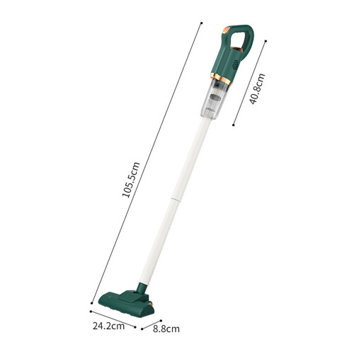 Green 8500PA Model Cordless Vacuum 500ml 40.8cm 1