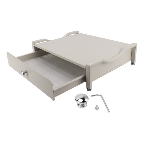 Cup Holder Sliding Tray, Multi-Storage, White S 1