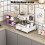 Cup Holder Sliding Tray, Multi-Storage, White S 4