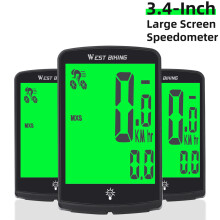 Bike Speed Meter Black 1000mAh 3.7in 95x60x18mm