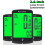 Black ABS Speedometer 3.7in 95x60x18mm 1000mAh 1