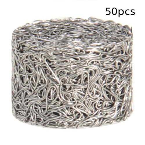 5 Grams Foam Lance Mesh Filter Rostfritt Stål Tabletbyte Filter Generator Tillbehör 50 St 2