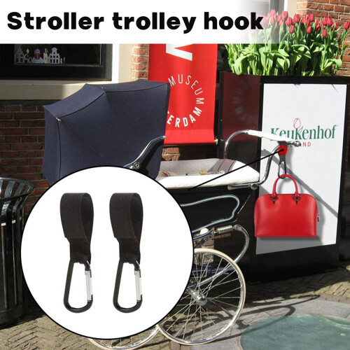 (1pcs) Alloy Stroller Hooks for Bikes & Scooters (50 chars) 1