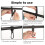 (1pcs) Adjustable Stroller Clips - Aluminum Alloy Carabiner Hooks 7