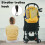 (1pcs) Adjustable Stroller Clips - Aluminum Alloy Carabiner Hooks 8