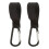 (2pcs) Adjustable Stroller Clips - Aluminum Alloy Carabiner Hooks 7