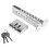 (8  Holes) Ensemble Verrou Anti-Vol Auto Camion SUV 4