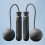 Weighted Ropeless Jump Rope PP Black Portable 15