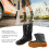 Rain Boots Size 41 Waterproof Plastic Mid-Calf Men 3