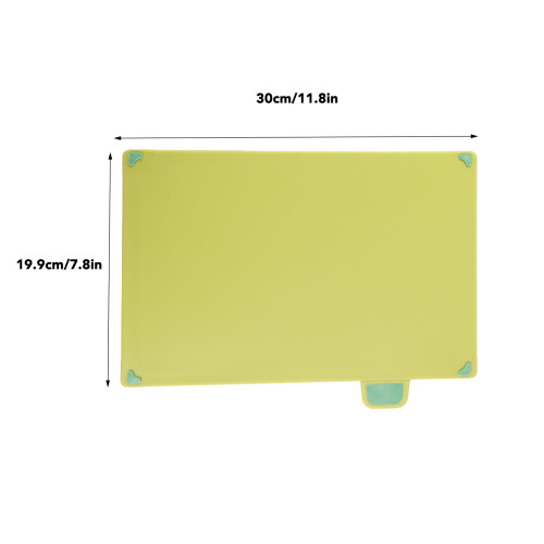 4-Piece Thickened Cutting Board Set, PP/TPR, 3.6lb 1