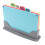 4-Piece Thickened Cutting Board Set, PP/TPR, 3.6lb 3