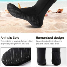 Full Coverage Diving Socks 3mm Black