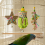 (Single style 2) Star Shaped Grass Rope Chew Toys for Birds 8