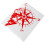 Red Car Mountain Compass Decals 60x45cm Strong Adhesion Universal 13
