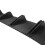5 Fin Rear Bumper Lip Diffuser, 815x165mm, Black 4