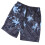 Blue 3D-Printed Board Shorts Men L Mesh Breathable 12