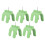 5PCS Drywall Marking Tool Green ABS Box Positioner 3