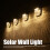 Solar Wall Light 3.2V 500mAh, 10x11 cm, Warm Light 9