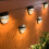Solar Wall Light 3.2V 500mAh, 10x11 cm, Warm Light 12