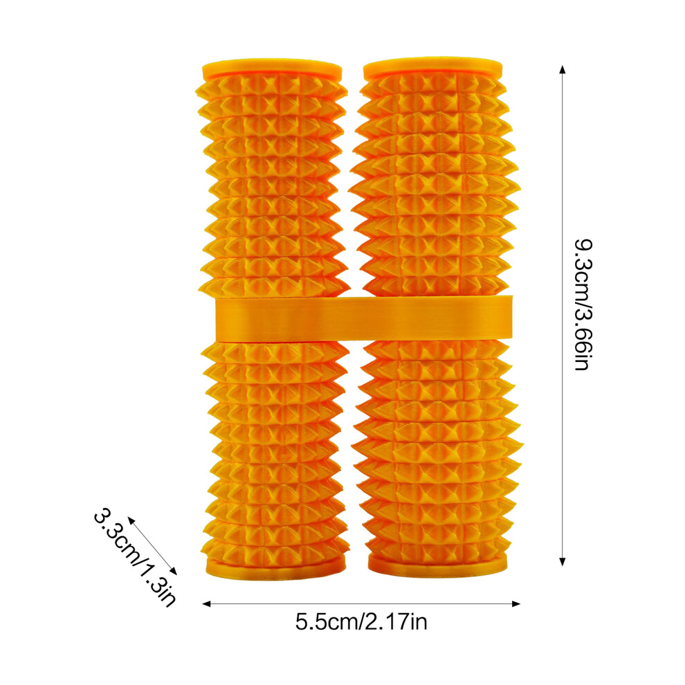 Penghui-Toys Gold (Silk ) Pain Stim Fidget Little Ouchies 3D Printed With Hard Spiky Fidget Massage For Stress Relief & Focus Office Workers