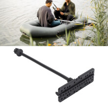 Universal Fish Finder Mounting Plate with Extension Hose, Black