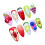 (S) 10PCS Fruit Press-On Nails, Odorless & Comfy 4