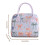 (Blue bow) PEVA Lunch Bag for Work, Camping, Picnic 3