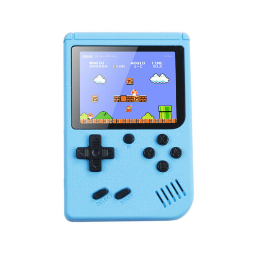 (Blauw) Draagbare videogameconsole met ingebouwde spellen