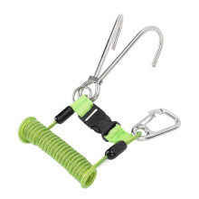 Spring Coiled Diving Hook - Stainless Steel Green