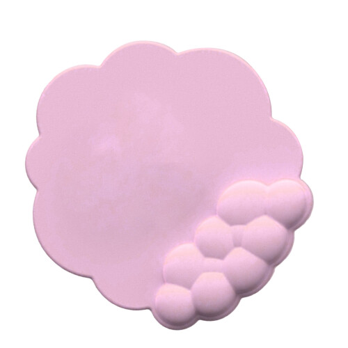 Cloud Mouse Pad Memory Foam Pink 10.4x9.8x0.8in