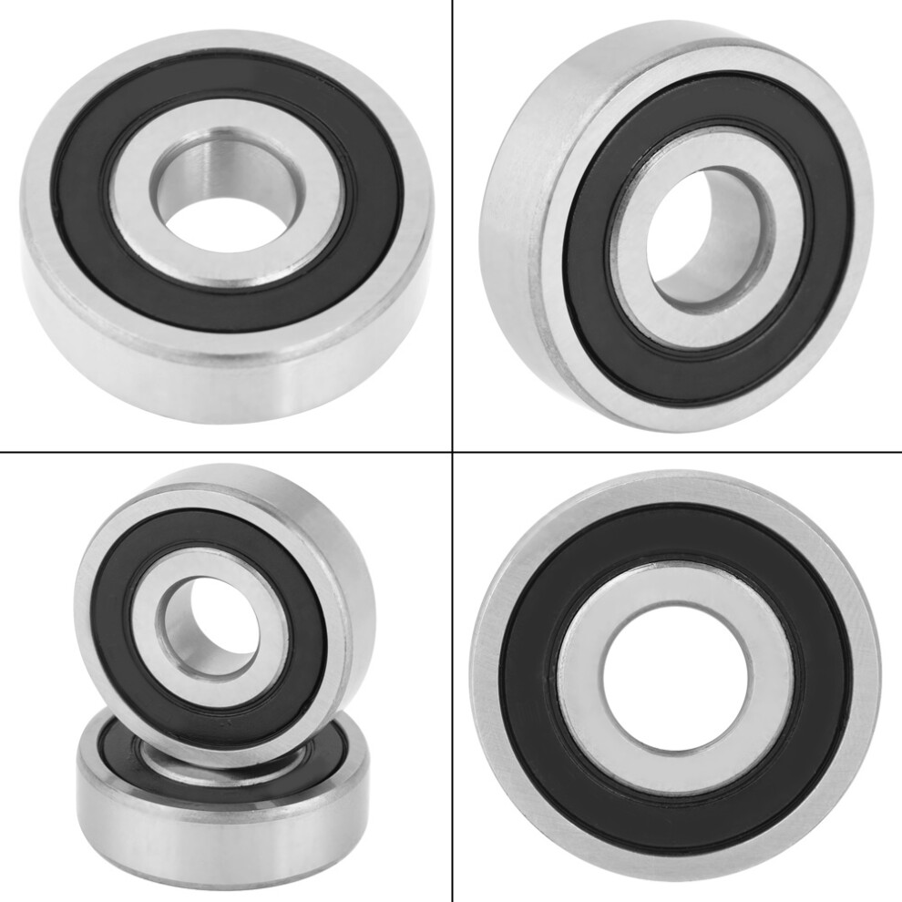 Ball Bearings 6200-2Rs Double Rubber Sealed Steel 10X30x9mm For Machinery 9391392767871