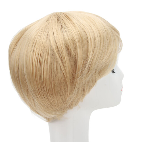 Short Wig Layered Adjustable High-Density Fiber
