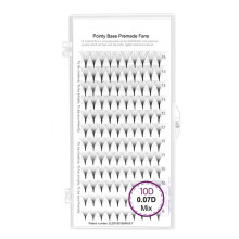 (8-15 Mix) Single Cluster Grafting Eyelashes Lengthening Wispy Curly Eyelashes for Beauty Lovers Girls